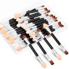 30 PCS Disposable Eyeshadow Applicator, Dual Sides Eye Makeup Applicators with Sponge Tip, 2 in 1 Eyeshadow Disposable Makeup Applicators for Women Make up Applicator view 1