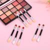 30 PCS Disposable Eyeshadow Applicator, Dual Sides Eye Makeup Applicators with Sponge Tip, 2 in 1 Eyeshadow Disposable Makeup Applicators for Women Make up Applicator view 3