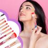 10 PCS Crystal Glitter Makeup Brushes, Cute Makeup Brushes Face Cosmetics Blending Synthetic Brush Professional Glitter Brush for Foundation Concealer Shadow Blush Lip view 4