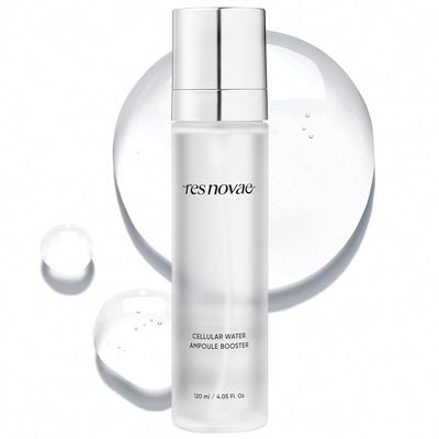 RESNOVAE Cellular Water Ampoule Booster Mist 120ml Inducell Technology, Tomato Cell Water, Hydrating & Soothing Mist for Sensitive Skin, Pre-Ampoule Skin Prep Spray