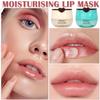 8 PCS Bee Lip Balm Honey Pot, Strawberry, Watermelon, Apple Lime, Cherry, Mint, Grapes & Peach Flavors Honey Sleeping Lip Balm Bulk, Moisturizing Lip Mask Overnight Reduces Lip Lines, Cracked Lip Care view 3