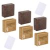 3PCS Premium Raw African Black Soap Blackhead Dark Spots Shrink Pores Gentle Moisturizing Soothing Face Wash Cleanser view 1