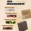 3PCS Premium Raw African Black Soap Blackhead Dark Spots Shrink Pores Gentle Moisturizing Soothing Face Wash Cleanser view 3