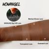 WOWANGEL Ultra Thin SKINLIKE Real HD Lace Closure Only, 5x5 Film HD Lace Closure Pre Plucked Invisible Melted Clear Full Cuticle Aligned Natural Black Brazilian Human Hair 14 Inch view 3