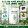 2PCS Rosemary Amino Acid Shampoo, Hair Growth Shampoo for Thinning Hair for Women and Men, with Gentle Formula, Moisturizing and Nourishing, Strengthening Scalp view 2