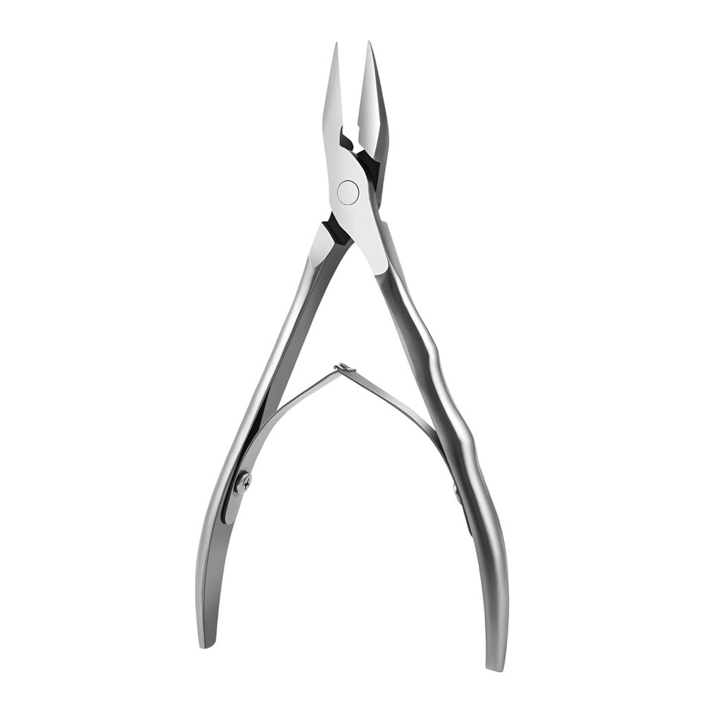 boxoon 5.1 in / 13 Cm Cuticle Nippers, Stainless Steel with Straight Edge and Wave Handle