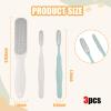 3PCS Precision Callus Remover & Bunion Scrubber for Toe Gaps, 2 Style Toe Callus Remover & Foot File Exfoliator with Compact Design for Pedicures and Sensitive Areas view 2