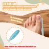3PCS Precision Callus Remover & Bunion Scrubber for Toe Gaps, 2 Style Toe Callus Remover & Foot File Exfoliator with Compact Design for Pedicures and Sensitive Areas view 3