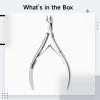 boxoon Precision Nail Cutter, Cuticle Nippers Steel Professional, 4.1 in / 10.6 Cm, 0.07/34 G, Grip Comfortable with, Dead Skin Removal for Ideal, Salon and Home Use for view 4