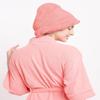 Microfiber Hair Towel Cap, Quick Drying, 380 Thread Count, Soft Absorbent Wrap for Curly Thick Hair, Pack of 1 (Pink) view 3