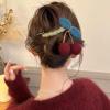 Autumn Winter Cherry Hair Clip, Large Twist Claw for Thick Looking Hair and Secure Updos view 3