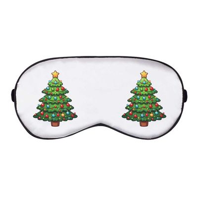 Azeeda 'Decorated Christmas Tree' Sleep/Travel Eye Mask (EY00033834)