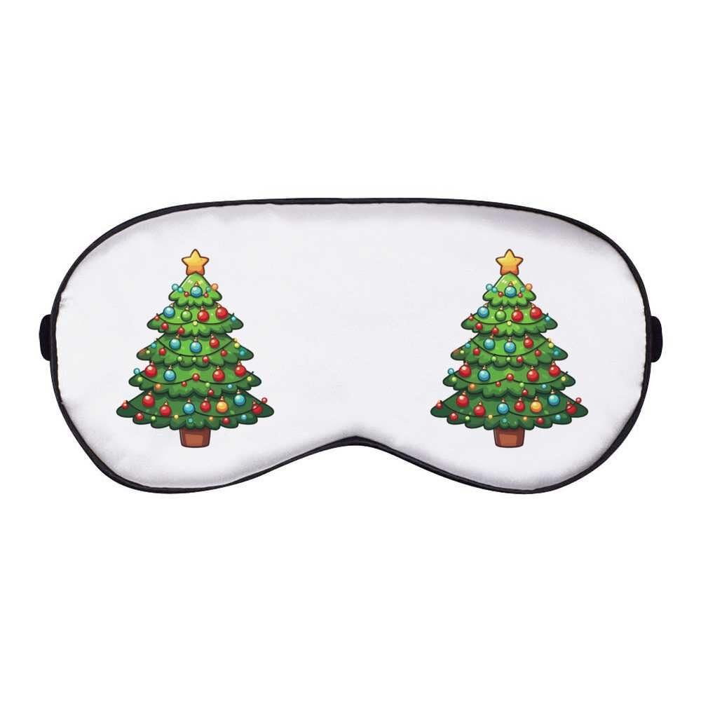 Azeeda 'Decorated Christmas Tree' Sleep/Travel Eye Mask (EY00033834)