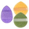 3 PCS Facial Sponges for Washing Face Reusable Soft Facial Sponges Exfoliating Sponge for Face Spong for Washing Makeup Removal, Travel Friendly Daily Cleansing Faces Scrubber view 1