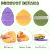 3 PCS Facial Sponges for Washing Face Reusable Soft Facial Sponges Exfoliating Sponge for Face Spong for Washing Makeup Removal, Travel Friendly Daily Cleansing Faces Scrubber view 3