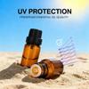 10 PCS Amber Glass Essential Oil Bottles: 20ml Refillable Vials, Cosmetic Perfume Aromatherapy Storage Container Vial Pots with Black Cap view 3