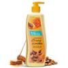 Olivia Honey Almond Body Lotion for Deep Hydration | Non-Sticky Moisturiser with Vitamin E | Repairs Skin, Reduces Wrinkles & Fine Lines, Improves Elasticity | For Rough, Acne-Prone Skin | 400ml view 1