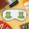 Azeeda 'Cute Frog On Lilypad' Sleep/Travel Eye Mask (EY00033844) view 2