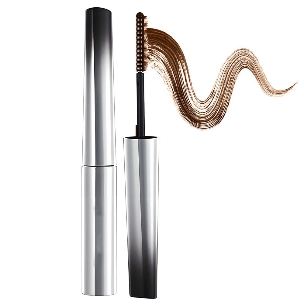 Iron Wand Mascara, 2026 New Metal Wand Mascara, 3D Washable Metal Mascaras, Tubing Mascaras Fiber Lash Extension Non-Clumping Wands Curling Eyelash Black MetalMascaras (Brown)