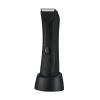 DIDILY Electric Groin Nose & Ear Hair Trimmer, Rechargeable Body Hair Trimmer with 3-Level Adjustable Comb, IPX Waterproof, Portable Grooming Tool for Men, Black (Black) view 1
