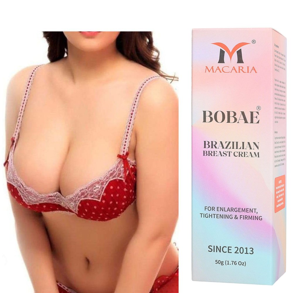 Bobae Breast Enhancement Cream for Natural Growth, Firmness & Lift  Herbal Collagen Formula for Fuller Bust