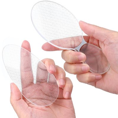 2Pcs Glass Foot File, 8-Shaped and Oval Smooth Sides Callus Remover, Nano Glass Foot Scraper Scrubber Dead Skin Removal, Pumice Stone Professional Pedicure Tools for Feet