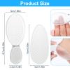 2Pcs Glass Foot File, 8-Shaped and Oval Smooth Sides Callus Remover, Nano Glass Foot Scraper Scrubber Dead Skin Removal, Pumice Stone Professional Pedicure Tools for Feet view 2