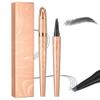 2026 New Microblading Eyebrow Pencil, Waterproof Eyebrow Pencil, Premium Microblading Eyebrow Pen with 4 Tip, Long-Lasting Natural Magic Eyebrow Makeup Fine Stroke Eye Brow Pen for Women (Gray) view 1