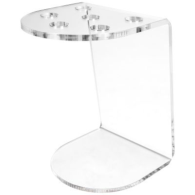 Deskium Hair Tools Storage Rack, Lightweight 6-Hole Acrylic Scissor Holder For Salon Or Home Use