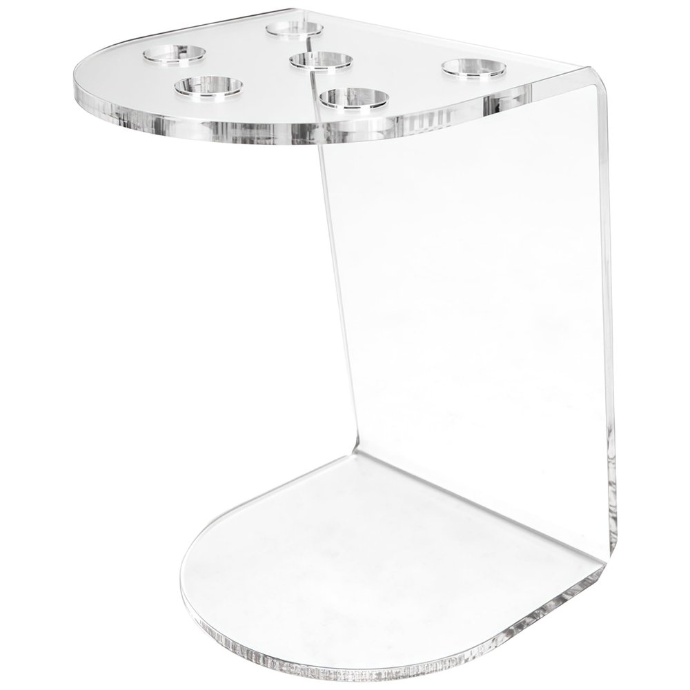 Deskium Hair Tools Storage Rack, Lightweight 6-Hole Acrylic Scissor Holder For Salon Or Home Use