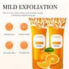 Orange Exfoliating Gel, Moisturizer Face Body Scrub 50g  Facial Cleansing For All Types Skin view 4
