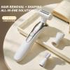DIDILY Rechargeable Electric Hair Remover, 3-in-1 Painless Body Hair Trimmer for Women Men, IPX6 Waterproof & Type-C Charging, Multi-Functional for Full Body Grooming (White 3-in-1) view 2