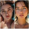12 Pcs Glitter Freckles Holographic Multicolor Face Tattoo Glitter Freckles Nightglow Waterproof Face Speckles Sparkle Makeup Patches Star Temporary Tattoo for Festival Rave Christmas Party view 4