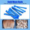 20 PCS Perm Rods Plastic Hair Perming Rods Cold Wave Perm Rod DIY Plastic Curling Rod for Long Short Natural Hair Hairdressing Styling Tools (Blue, 0.35inch) view 4