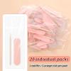20 Pack Mini Nail File Disposable Manicure Kit Individually Package with Wooden Cuticle Pusher Sticks Press on Nail Art Tool Prep Kit Pedicure Cleaner Tools for Home view 2