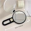 WTYBRMYO Magnifying Handheld Mirror Double Sided 1X 10X 15X 20X 30X 40X Magnification Hand, Foldable Travel Adjustable Rotation Pedestal,Portable Makeup for Precision(Black,30X) view 4