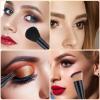 LXUEJIE 4 in 1 Makeup Brush Set, Travel Makeup Brushes Foundation Brush Blush Brush Eyeshadow Powder Brush Concealer Brush Double Ended Makeup Brush for Liquid, Cream, Powder view 4