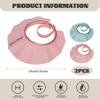 2Pcs Baby Shower Cap, 21-Level Adjustable Toddler Hair Washing Shield with Wide Brim, Non-Slip Shampoo Buddy for Kids, Comfort Bathroom Supplies for Kids, Adults, Elderly view 4