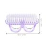 Alipis 8pcs Nail Brushes with Handle for Nail Dust Cleaning Portable Powder Brush for Manicure and Salon Use Ergonomic Grip Soft Touch Bristles Plastic Scrubbing Tools view 2