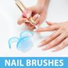 Alipis 8pcs Nail Brushes with Handle for Nail Dust Cleaning Portable Powder Brush for Manicure and Salon Use Ergonomic Grip Soft Touch Bristles Plastic Scrubbing Tools view 3