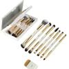 8-Piece Dual-Ended Triple-Fold Makeup Brush Set, Professional and Portable, Suitable for Foundation, Concealer, Blush, And Eyeshadow. view 1