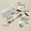 8-Piece Dual-Ended Triple-Fold Makeup Brush Set, Professional and Portable, Suitable for Foundation, Concealer, Blush, And Eyeshadow. view 3