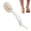 2-in-1 Pumice Stone - dualSided Foot Brush, Gentle exfoliatiing Stone, Ergonomic Bath Tool | Foot Care Tool for Men Women Pedicure view 1