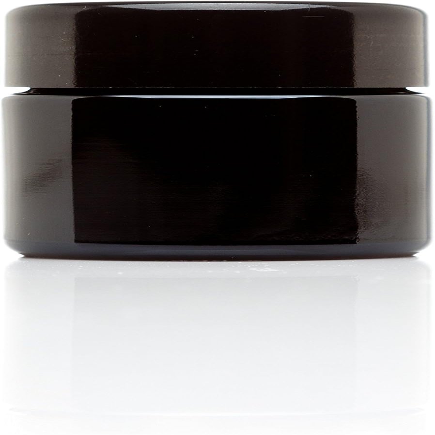 Infinity Jars 30 Ml (1 fl oz) Pocket Size Black Ultraviolet Glass Screwtop Jar (5)