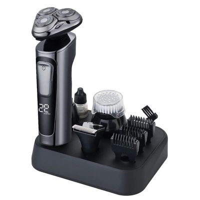 Electric Shavers for Bald Men, Multifunctional Head Shaver Wet Dry Men Electric Razor Rechargeable Shaving Machine Hair Nose Clipper Set