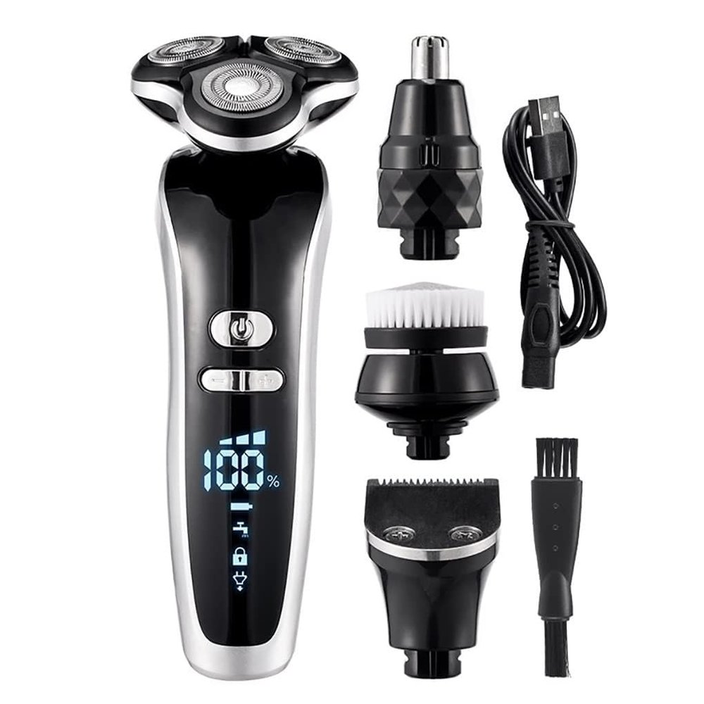 Electric Shavers for Bald Men, Head Shaver 4D for Men Electric Beard Trimmer USB Rechargeable Shaving Machine Electric Adult Hair Clipper Portable Razor