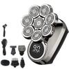 6 in 1 Electric Shavers for Bald Men, 8 Blades Multi Grooming Kit Digital Display Head Shaver Hair Trimmer Beard Rlectric Razor Wet Dry Men Facial Shaving Machine view 1