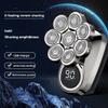 6 in 1 Electric Shavers for Bald Men, 8 Blades Multi Grooming Kit Digital Display Head Shaver Hair Trimmer Beard Rlectric Razor Wet Dry Men Facial Shaving Machine view 2