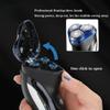 Electric Shavers for Bald Men, Wet Dry Shaver for Men Rotary Beard Electric Razor Shaving Machine Grooming Kit Rechargeable LCD Display view 3