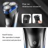 Electric Shavers for Bald Men, Wet Dry Shaver for Men Rotary Beard Electric Razor Shaving Machine Grooming Kit Rechargeable LCD Display view 4